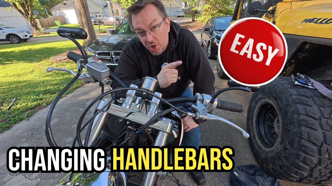 How I Installed New Handlebars on my Honda Shadow 750