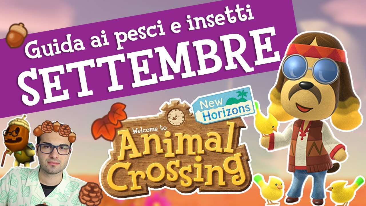 GUIDA ai PESCI e INSETTI di SETTEMBRE | Animal Crossing New Horizons ITA