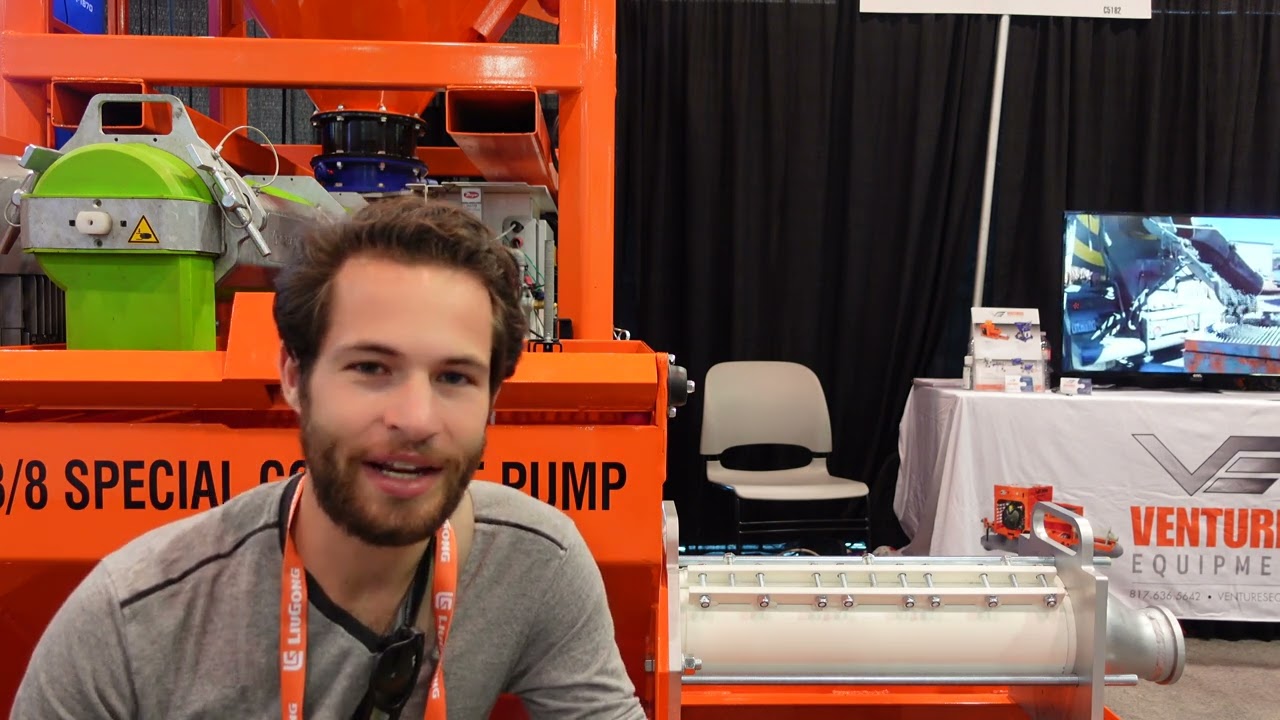 Ventures Equipment Silo Mixer Pump for 3D Printed Concrete & Specialty Mixes up to 3/8th in