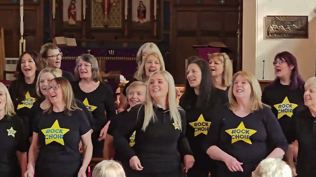 😀SEPTEMBER WARRINGTON ROCK CHOIR SET TWO St James Church 14th March 2026😀