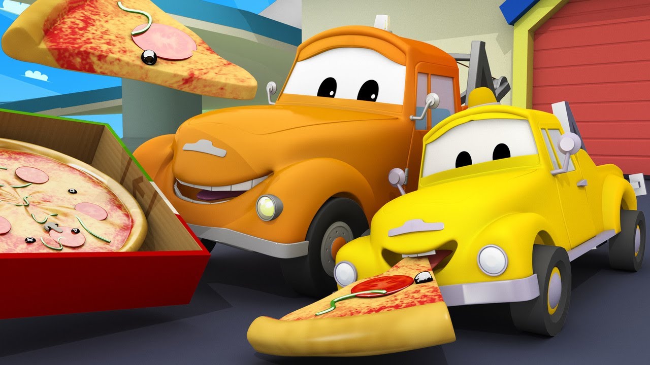 Autolavaggio per bambini - Hector l'Elicottero sta Tossendo Tom il Carro Attrezzi a Car City