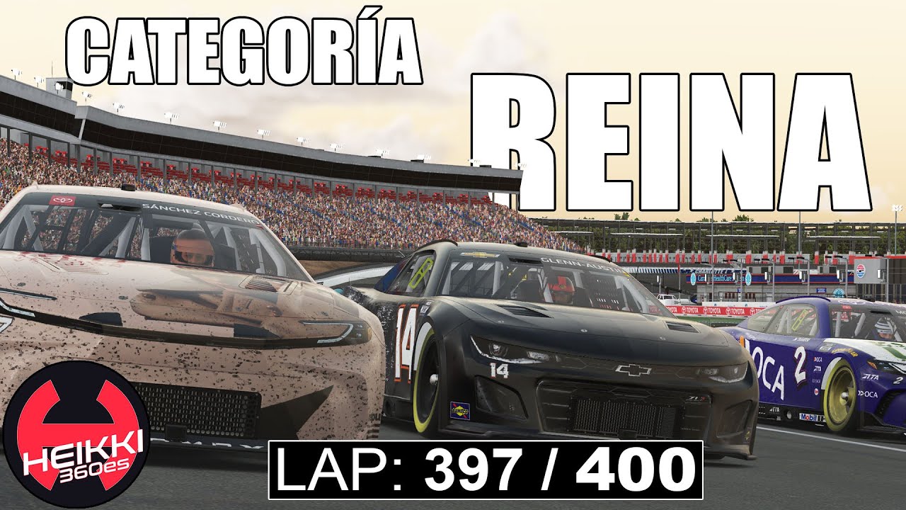 Más de 4 horas girando a la izquierda. 400 vueltas sin parar. Y hacemos esto. Viva la NASCAR