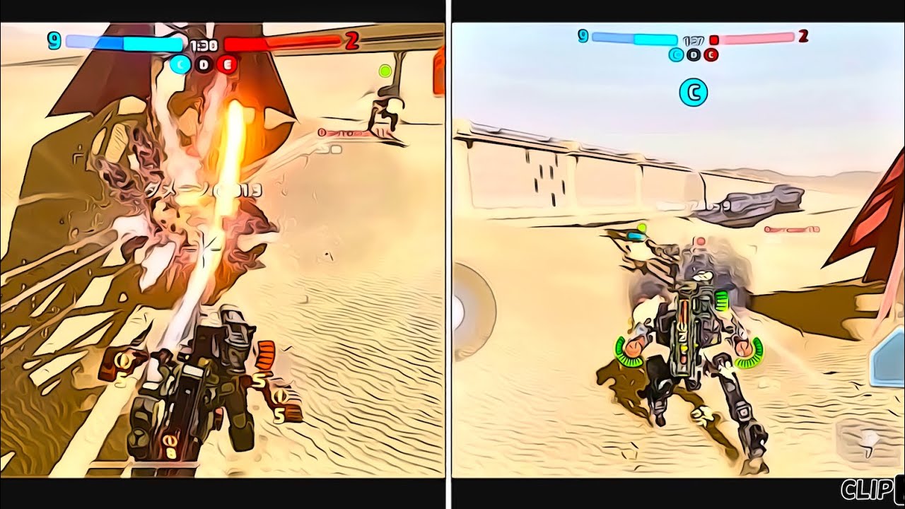 Battle of Titans game play ×  Mulch-Viewpoint⑲ 2vs3 ft. уху евший