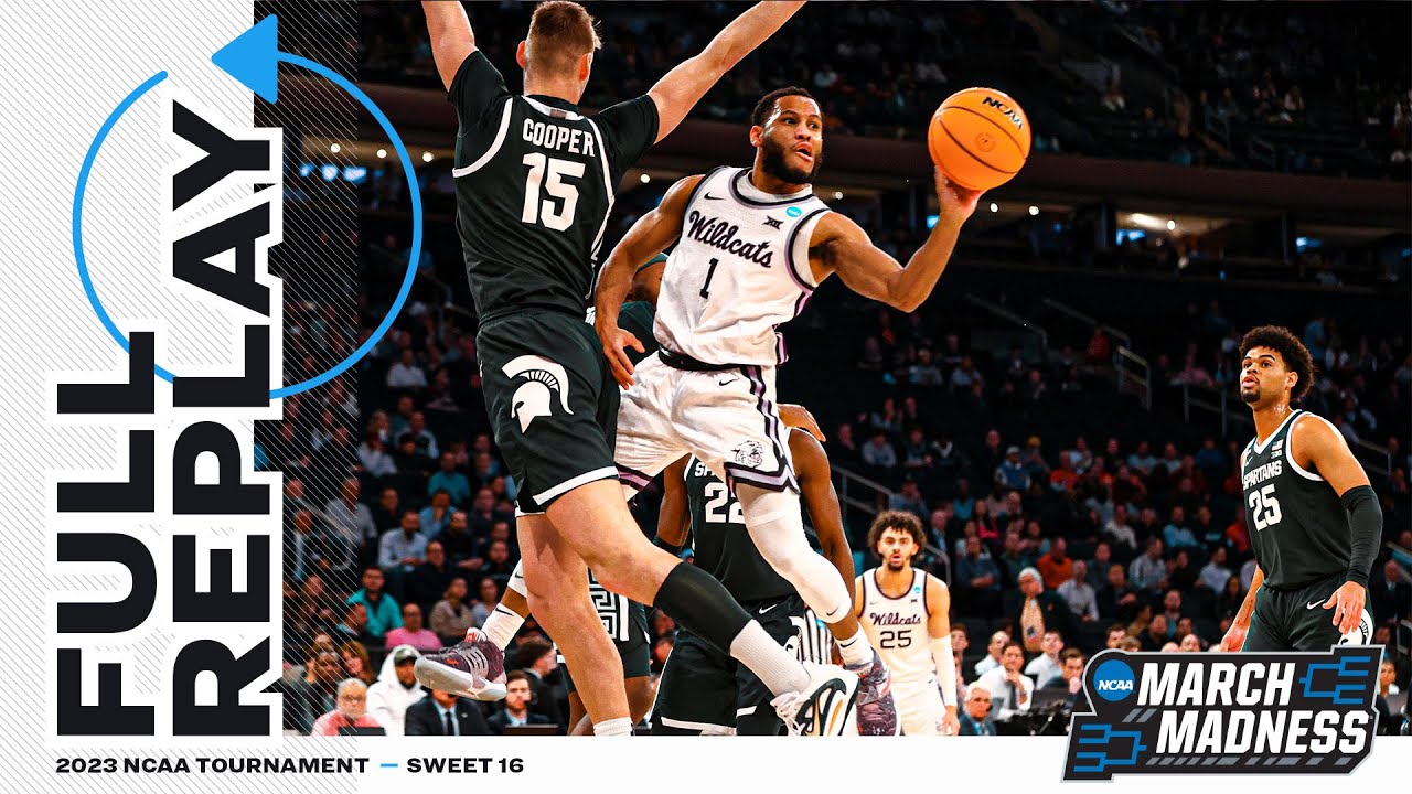 Kansas State vs. Michigan State - 2023 NCAA men's Sweet 16 | FULL REPLAY