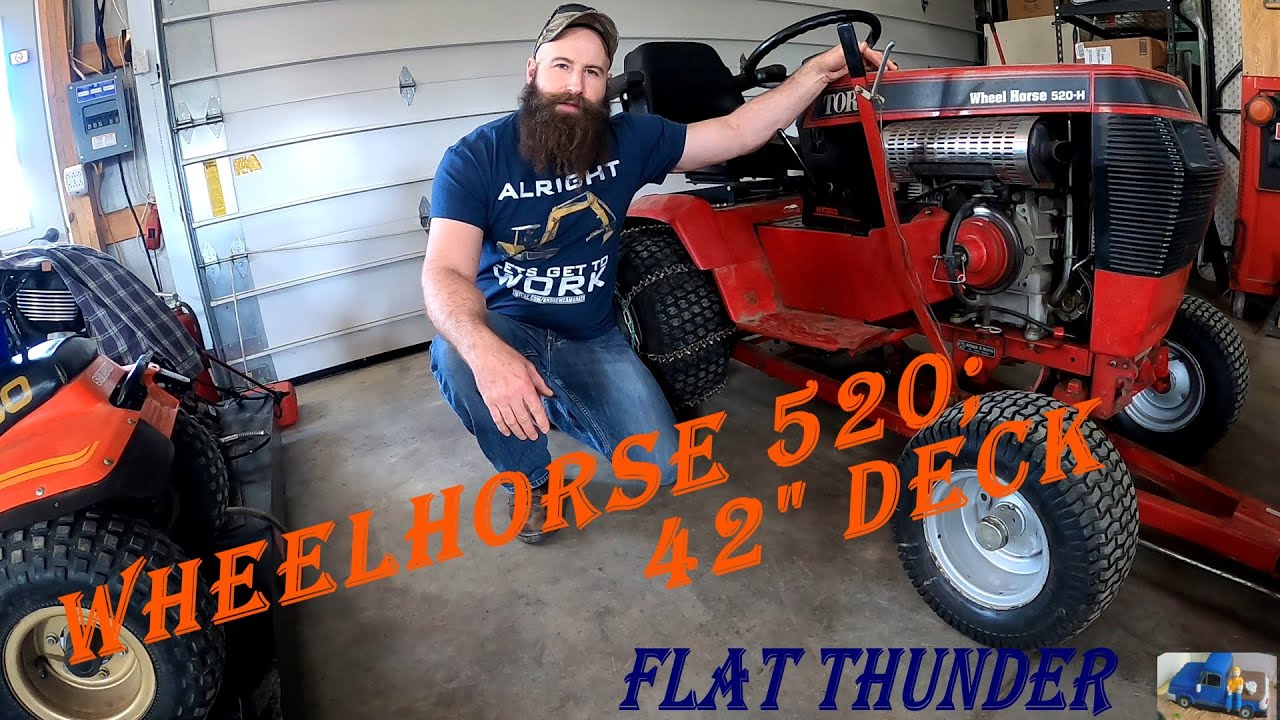 WHEELHORSE 520; 42-дюймовая задняя разгрузочная платформа для установки