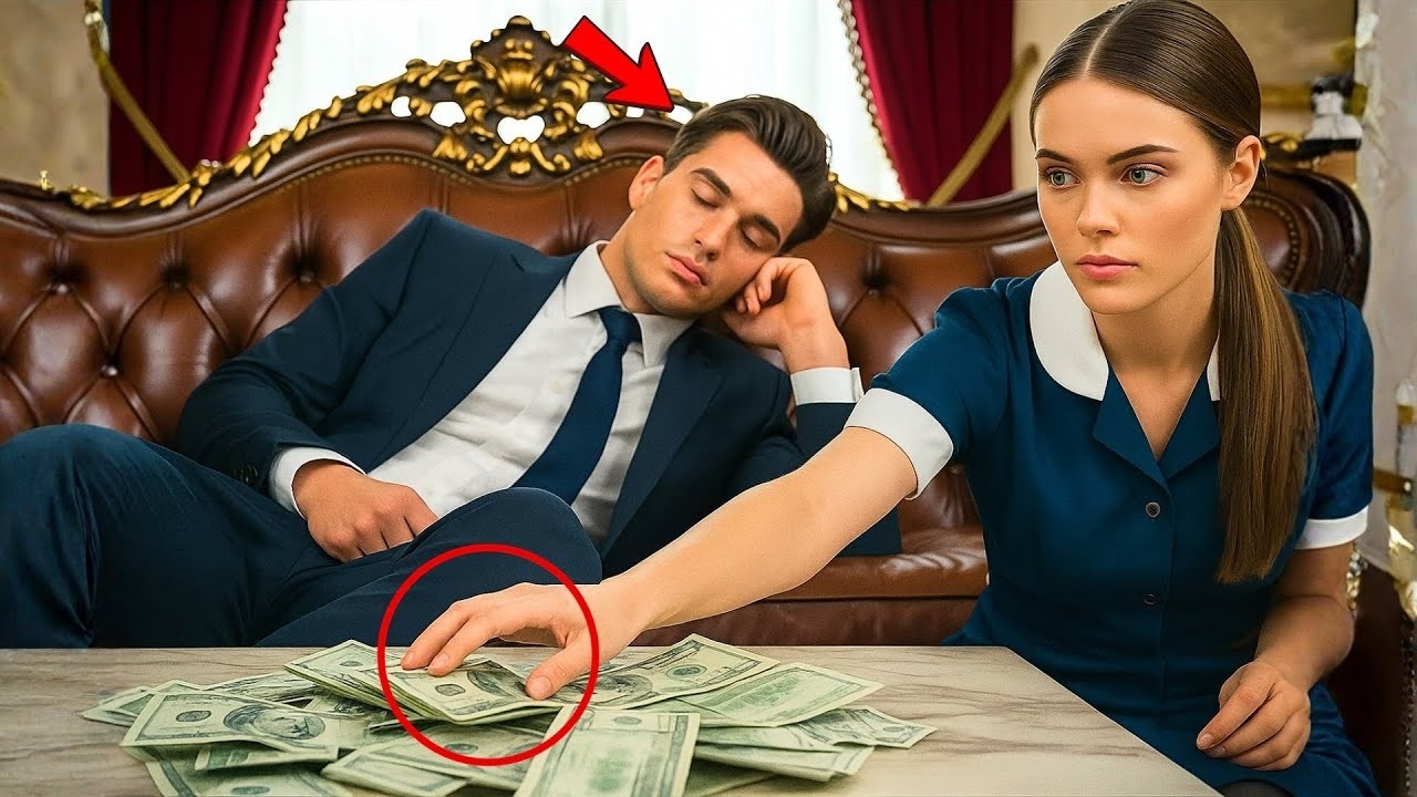 EL MULTIMILLONARIO FINGIÓ DORMIR PARA PONER A PRUEBA A SU EMPLEADA… Y LO QUE VIO CAMBIÓ TODO
