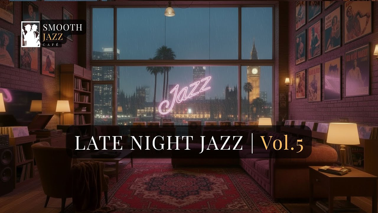 Late Night Jazz for Focus & Relax | Smooth Background Music | 1 Hour #nightjazz 