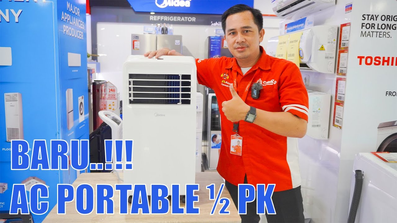 BARUUU!!!! AC PORTABLE 0,5 PK / ½ PK || AC Yang Bisa Kemana Saja || Full Unboxing - Setting - Review