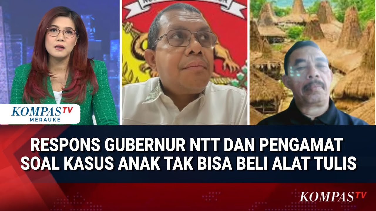 Full Gubernur NTT dan Pengamat Tanggapi Soal Kejadian Anak SD Gegara Tak Bisa Beli Alat Tulis
