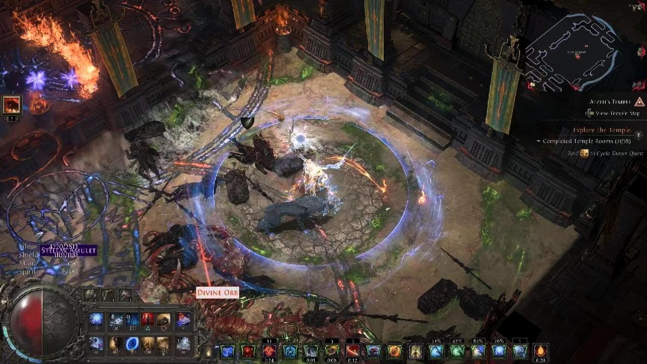 Path of Exile 2 Beta: Aurabot who can defend himself
