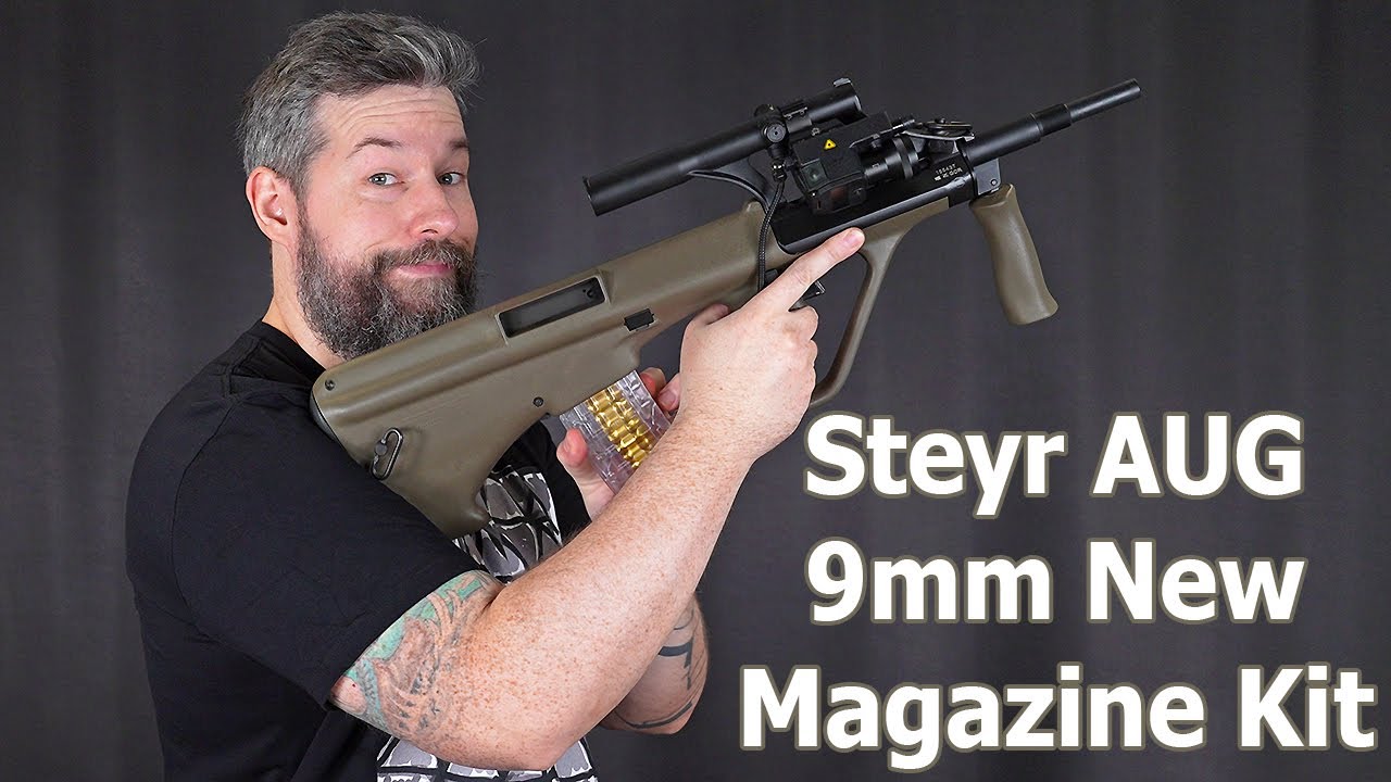 The New Steyr AUG 9mm Full Size Magazine Kit