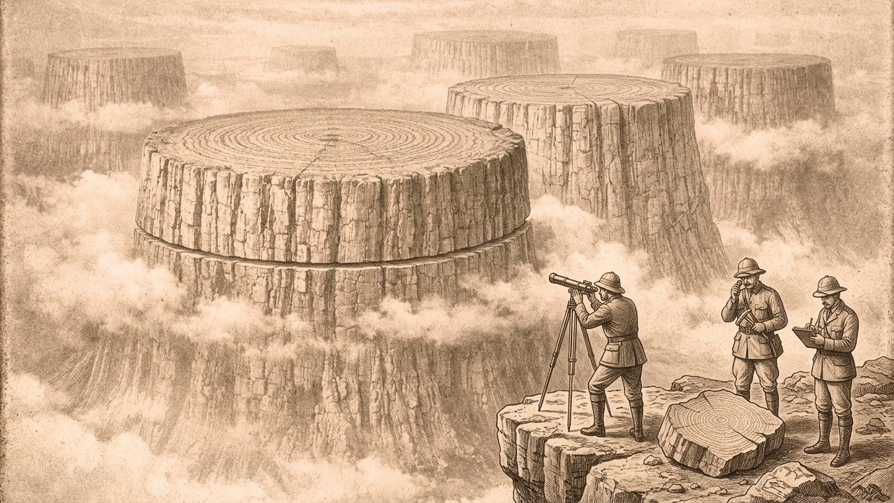 Every Table Mountain Was Shaped By One Cut &mdash; The Stumps Are What We Call Mountains