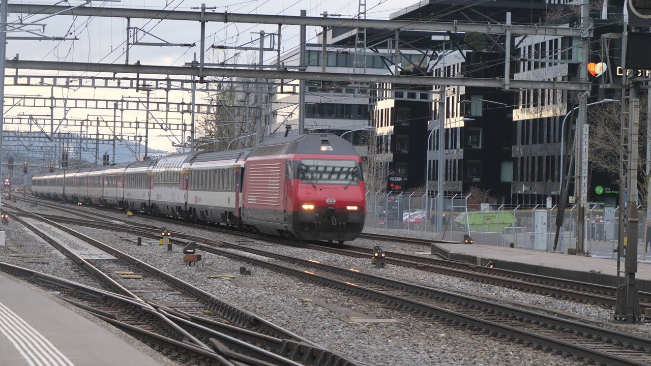 Züge in Zürich Altstetten Mit Br 511 501 450 460 502 500 193 843 841 523 412 420 (01 202) TGV