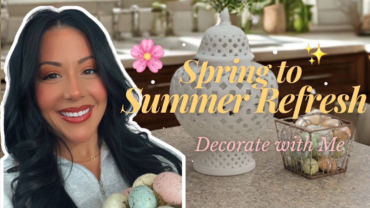 Spring to Summer Home Refresh 🌸🐰✨ | Decorating with Bunnies, Florals & Gingham Vibes