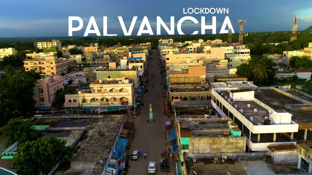 Exclusive Video : Drone video of Palvancha under lockdown 2021 || NH9 News