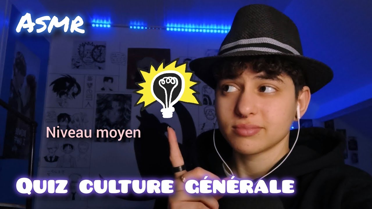 ASMR | QUIZ CULTURE GÉNÉRALE ( niveau moyen)