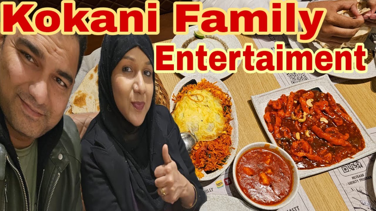 Kokani Family Konkani Language Vlog Konkan In Qatar At Doha Racing Club and Bhaijaan Restaurant