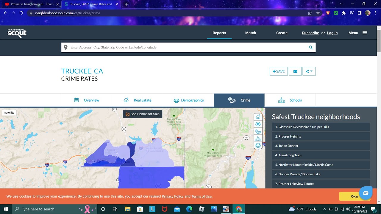 Truckee California and the REPORTED crime rates.....