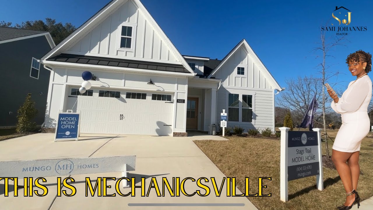 New Construction Homes | Ranch Style | Model Home | Mechanicsville, VA 23116