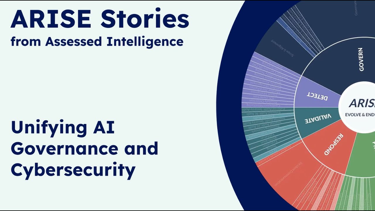 ARISE Stories ep #2 Unifying AI Governance & Cybersecurity  The ARISE Framework