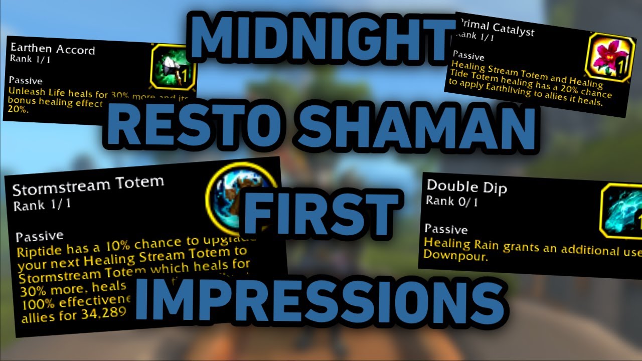 Resto Shaman готов?? | Первые впечатления о Midnight Resto Shaman!