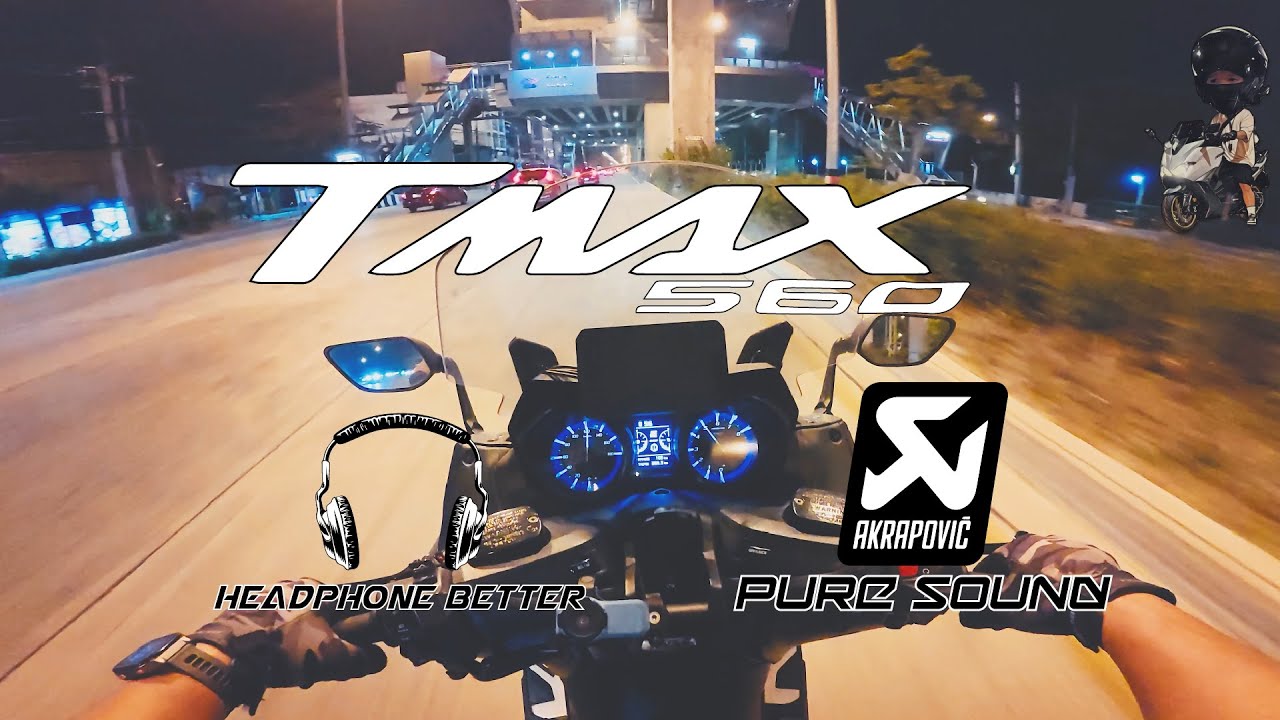TMAX560 : On the road night ride | Pure Sound | DJIOSMOACTION5PRO | [4K]