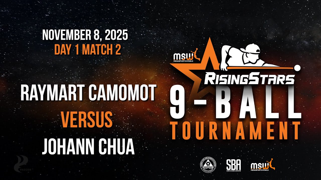 MSW Rising Stars | D1G2 | Raymart Camomot vs Johann Chua | REDCUBE Billiards