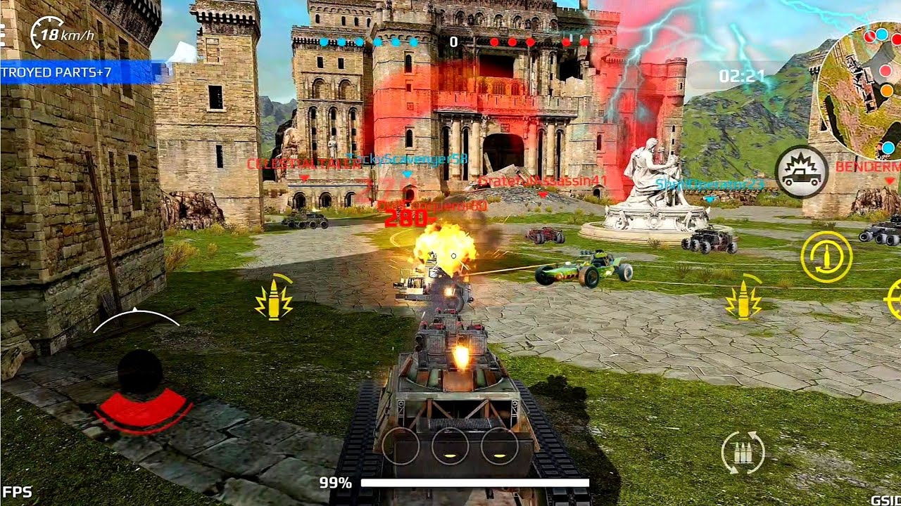 UNGUIDED  ROCKET LAUNCHER NEW TANK BEST WEAPON CROSSOUT MOBILE : PvP ACTION [2k 60fps]GAMEPLAY VIDEO