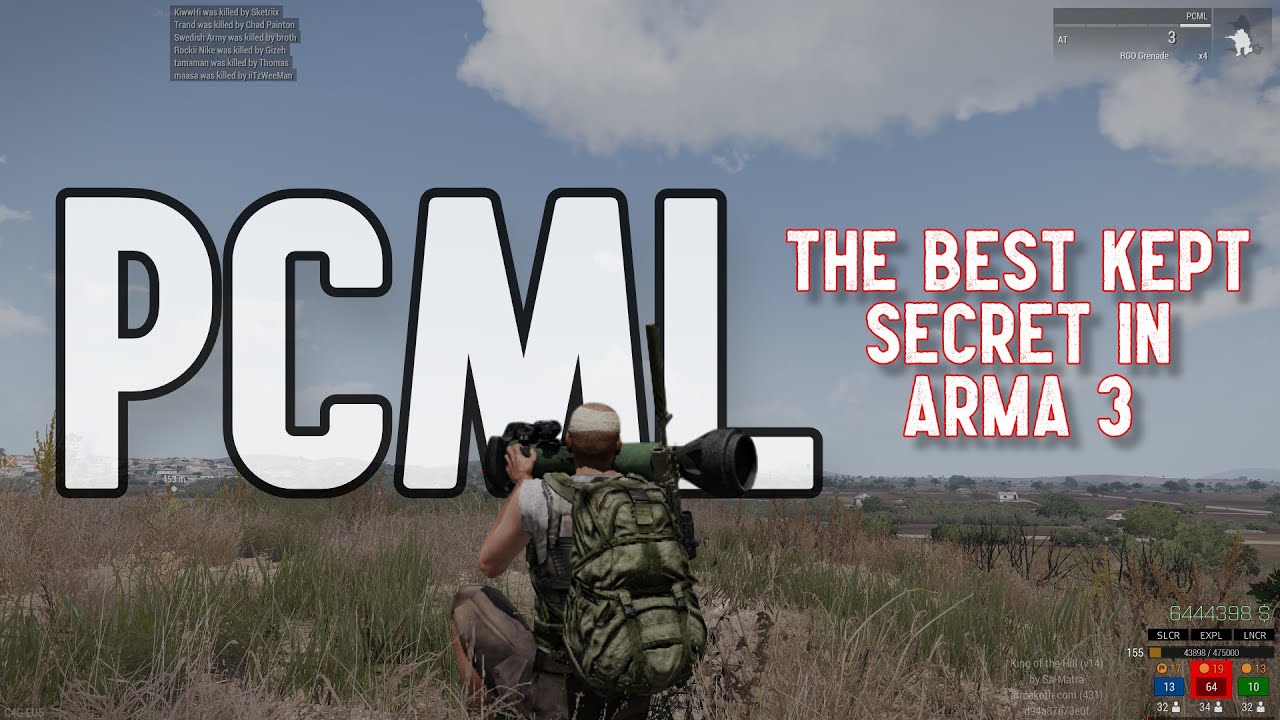 The PCML : Best Kept Secret in ARMA 3 | ARMA 3 ROCKET KILL MONTAGE & GAMEPLAY | KOTH
