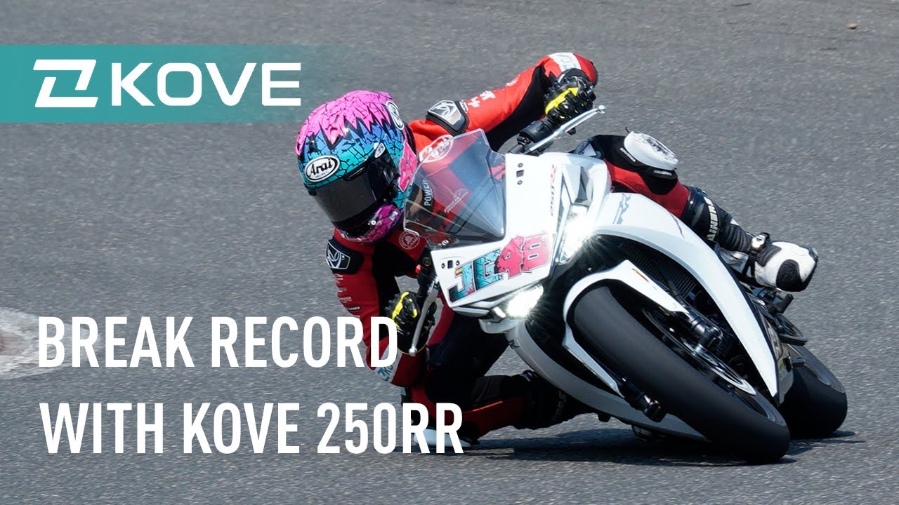 It's All About Power: KOVE 250RR Easily Breaks 250cc Fastest Lap in Stock Condition