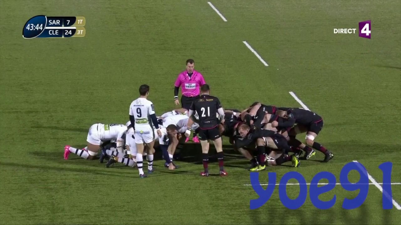 Clermont DESTROYS Saracens Scrum