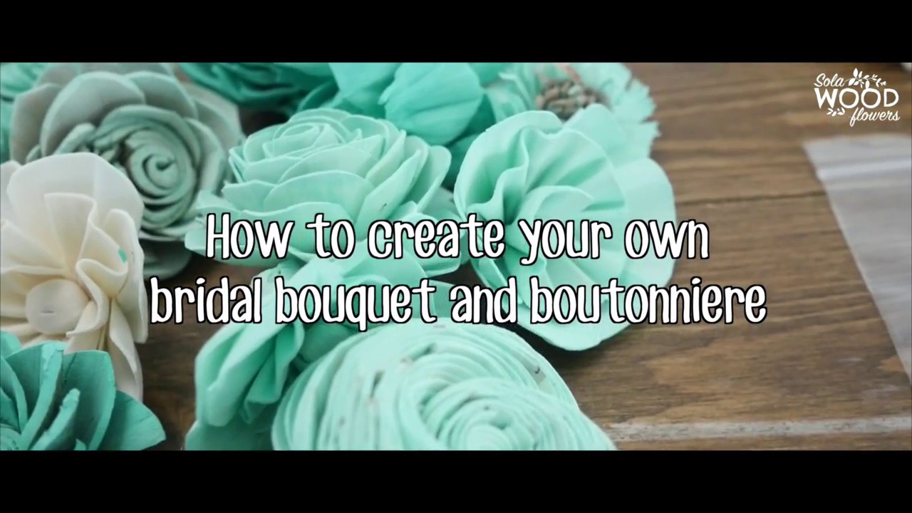 Create your own Wedding Bouquet with Sola Wood Flowers