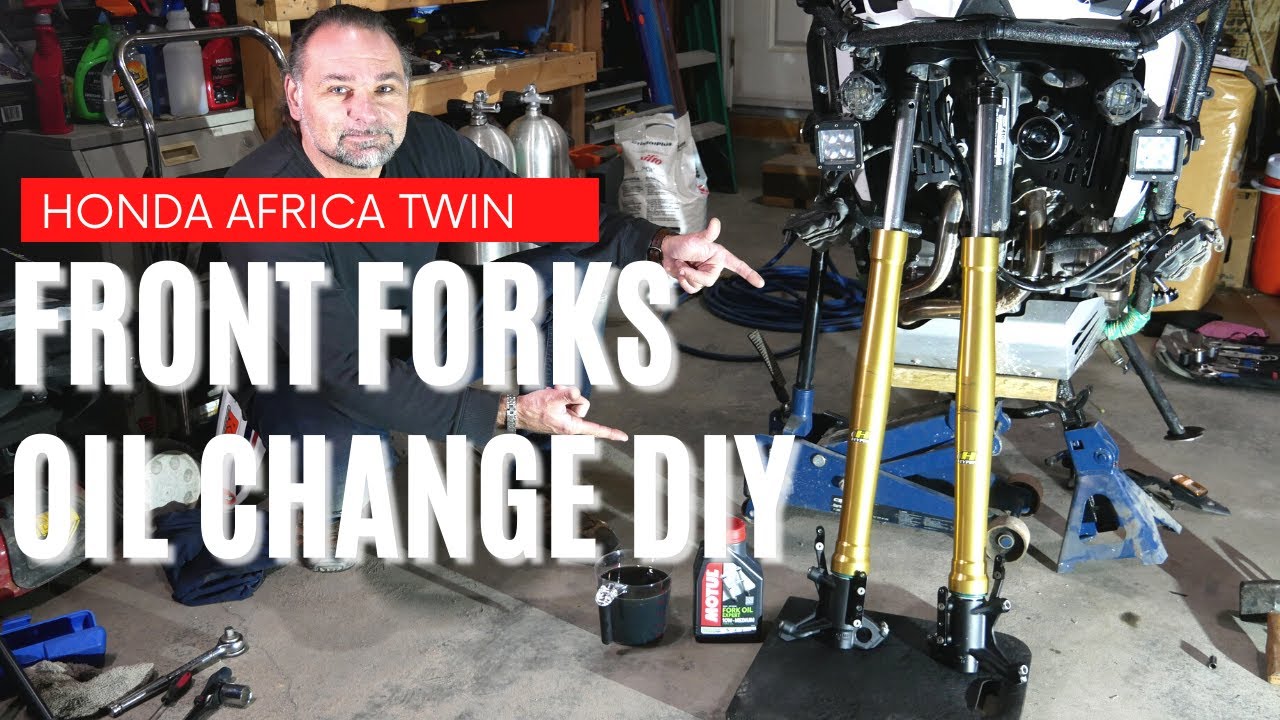 HONDA MOTORCYCLE FRONT FORK OIL CHANGE DIY