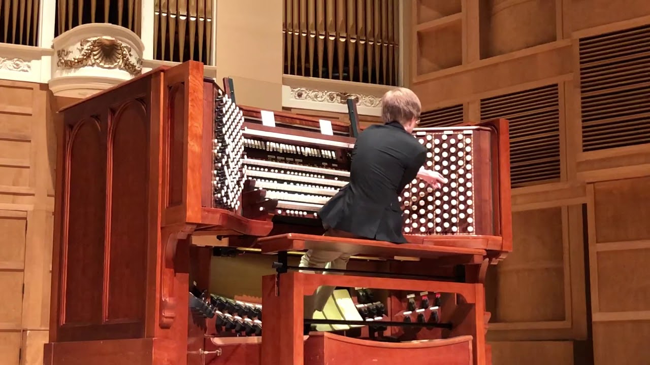 Seamus Gethicker’s full second performance at the 2018 Kotzschmar Organ Day