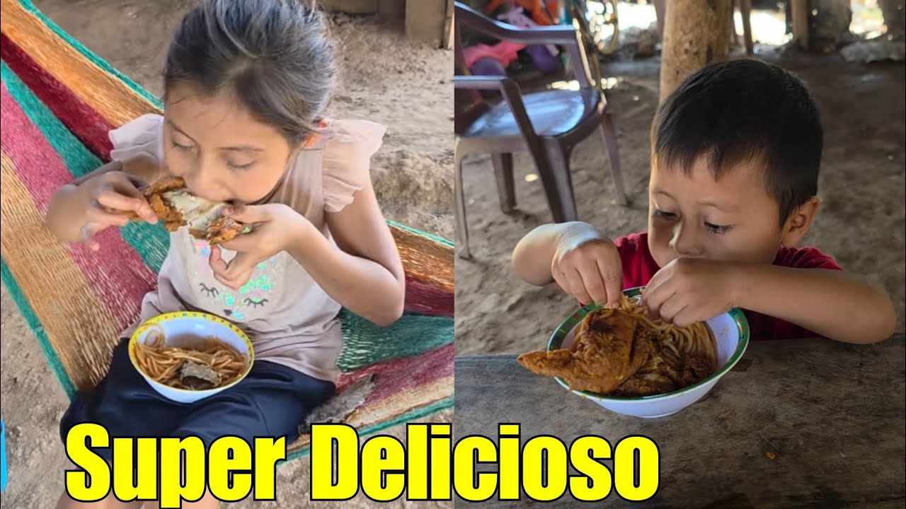 Los Niños De Doña Brenda Disfruran Del Pollito Que Les Regalo Yaki🥺😱