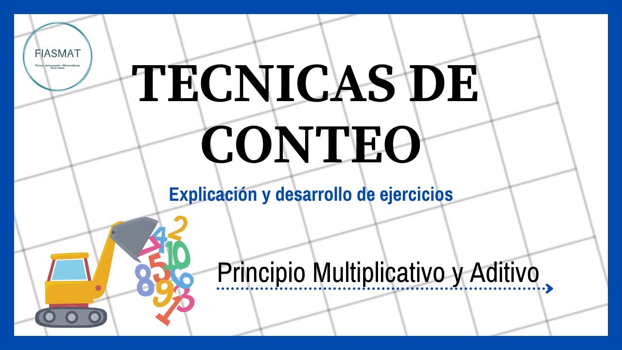 Técnicas de Conteo -  Principio Multiplicativo y Aditivo - Ejercicios resueltos