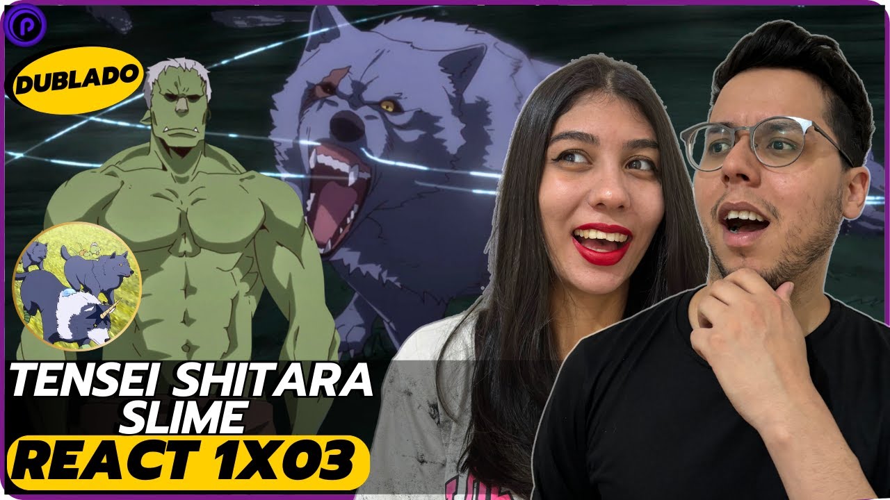 SLIME RESOLVE! GOBLINS VS LOBOS! | REACT TENSEI SHITARA SLIME DUBLADO 1X03