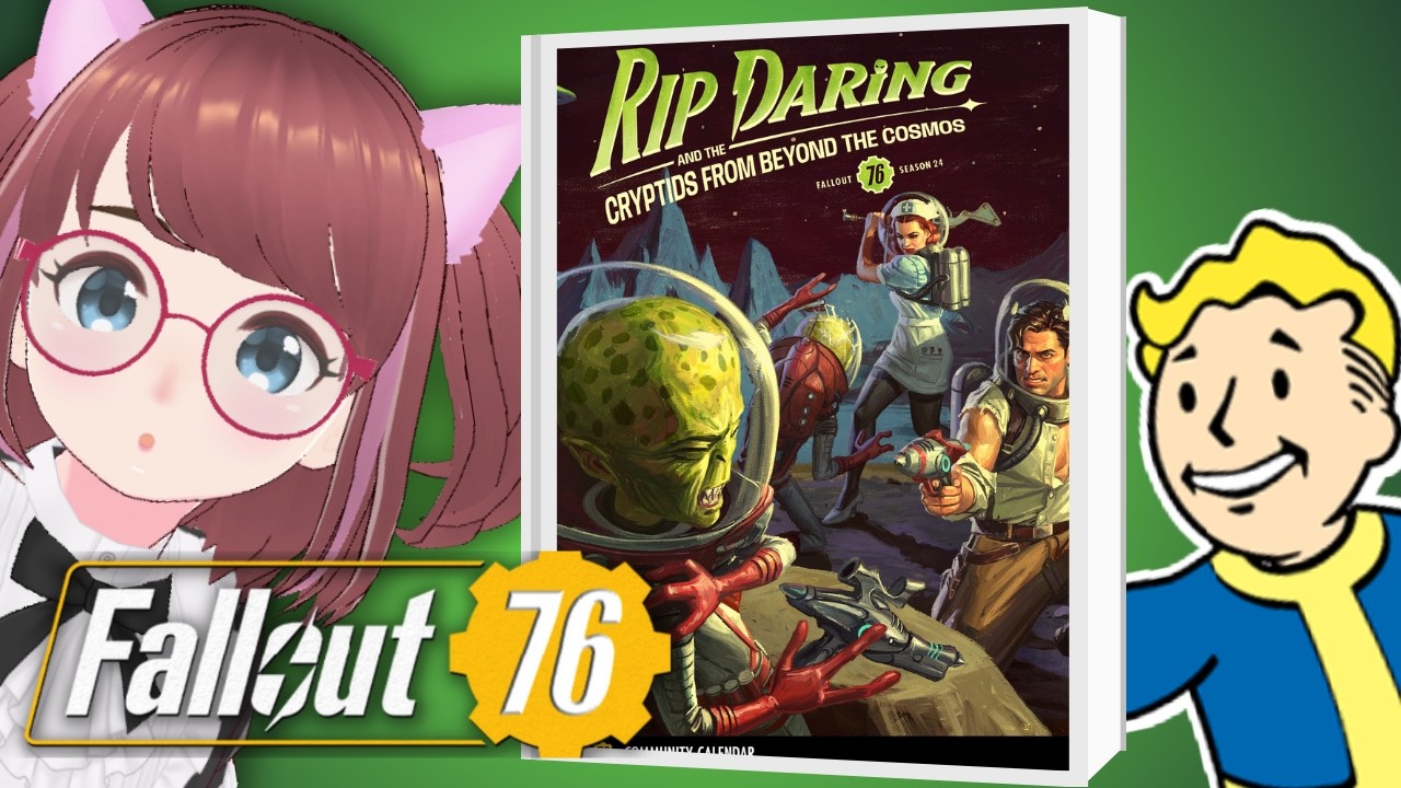 初見プレイ🤗新シーズン🥳パブリックイベントで☆４でるの？🥺【#フォールアウト76 #fallout76 #配信 #vtuber 】
