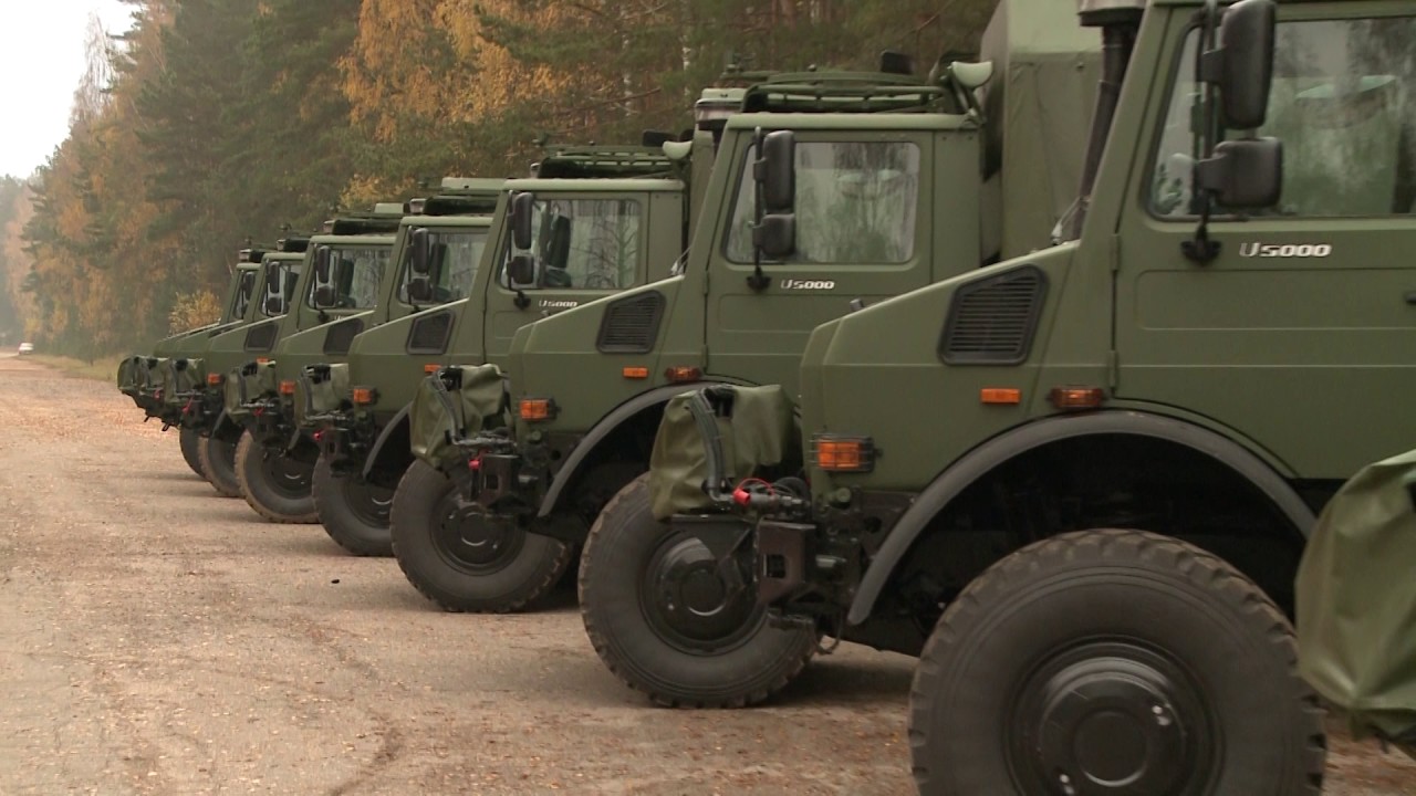 Lietuvos kariuomenėje nauji UNIMOG U5000 / New UNIMOG U5000s in service for Lithuanian Armed Forces