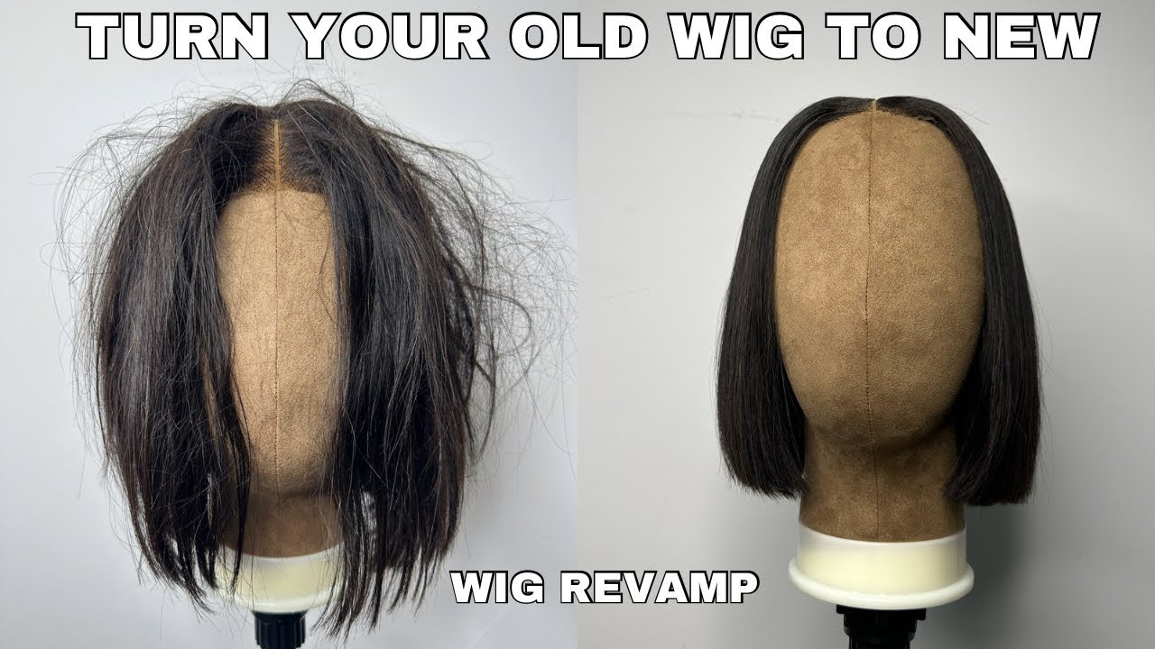 DIY : How To Turn Your Old Wigs To New By Yourself | No More Steve Hair￼ | Updated Process