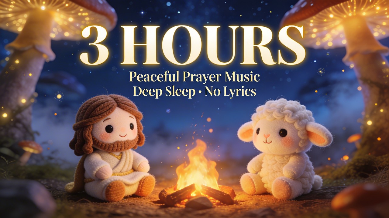 3H Sleep Prayer with Jesus ✝️ Peaceful Christian Meditation Music for Deep Rest/sleep prayer music