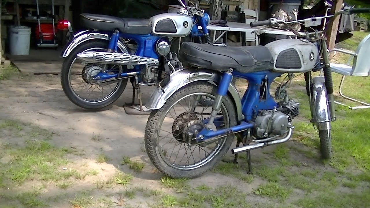 A pair of 1960's Honda CL90's, Jekyll and Hyde Part 1