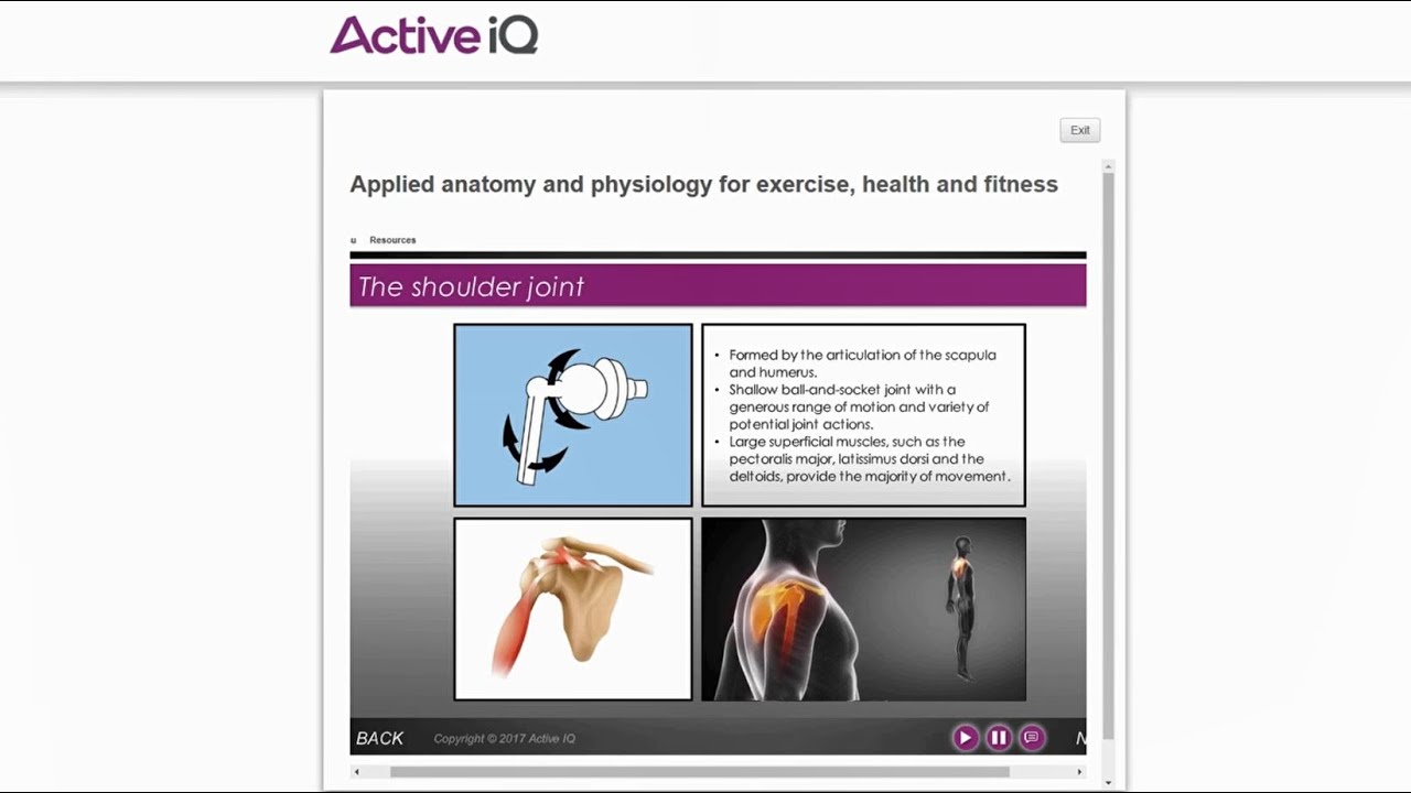 Active IQ Level 3 Diploma in Gym Instructing and Personal Training eLearning showreel