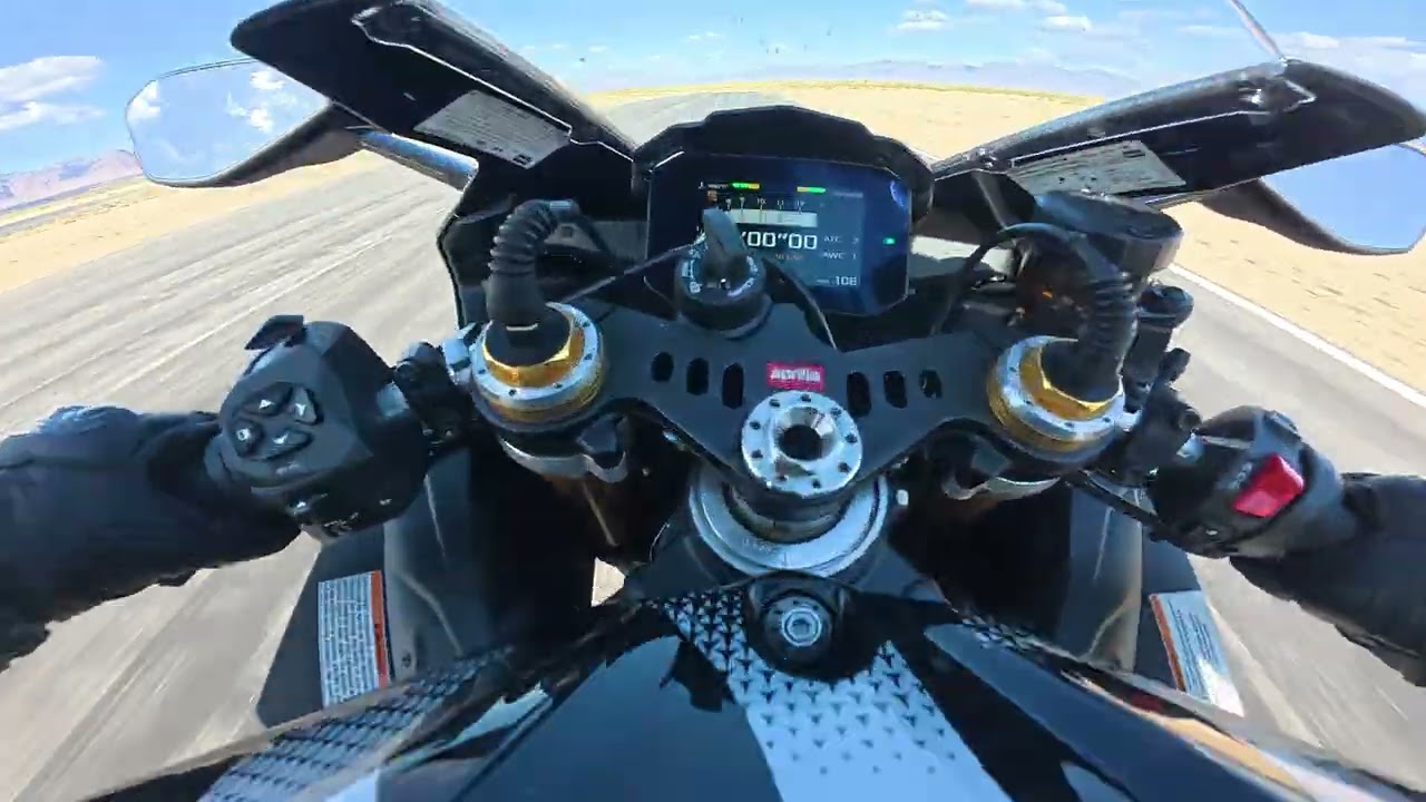 Racing my 2026 Aprilia RSV4 Factory