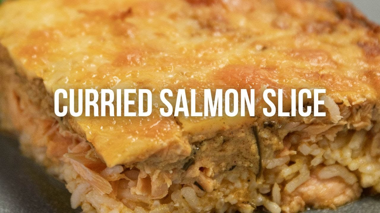 Curried Salmon Slice
