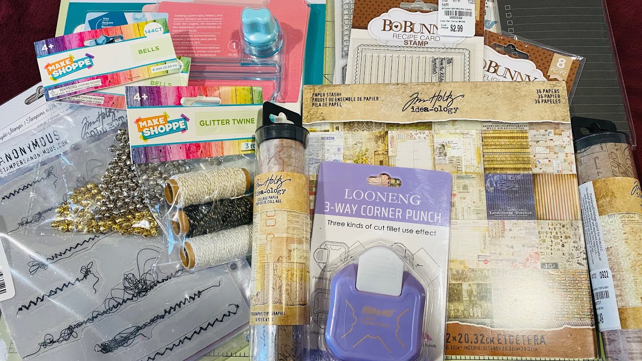Junk Journal Crafts Haul **Amazon/Tuesday Morning/ Popshelf**