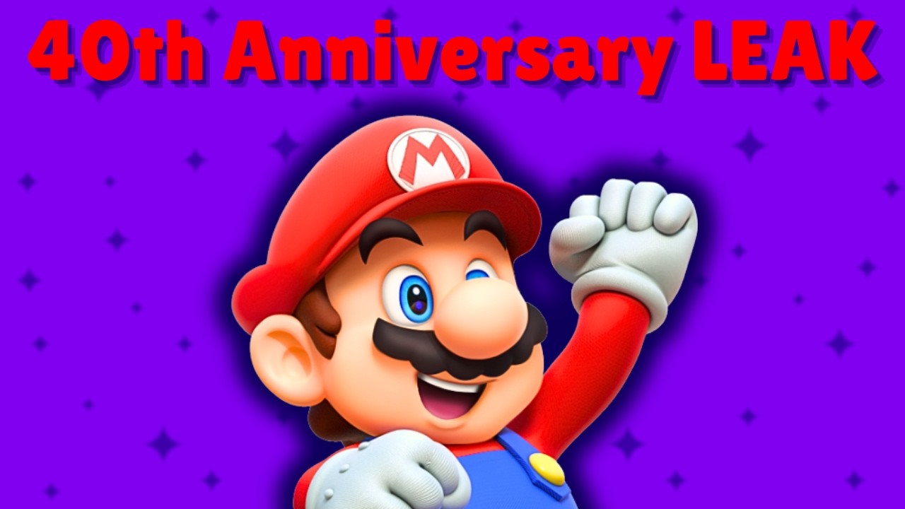 MARIO 40TH ANNIVERSARY LEAK!!