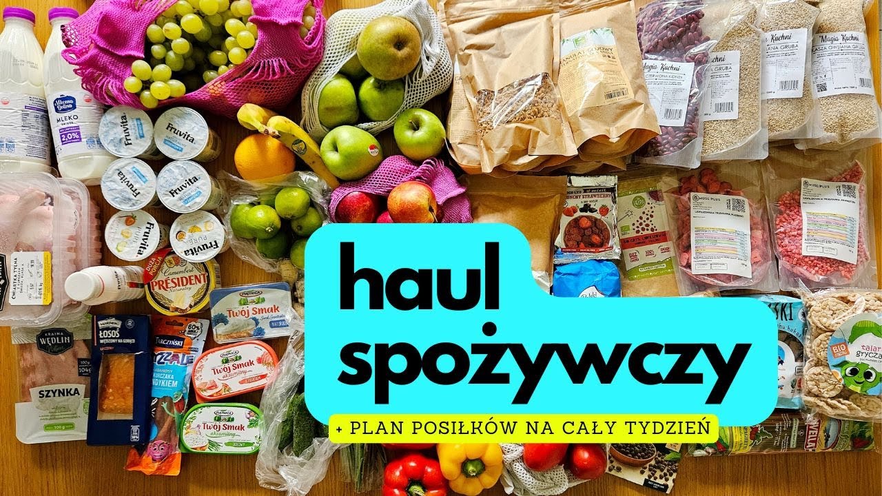 Jak z małych zakupów zrobić drogie 🙄 | tygodniowe zakupy spożywcze i plan posiłków