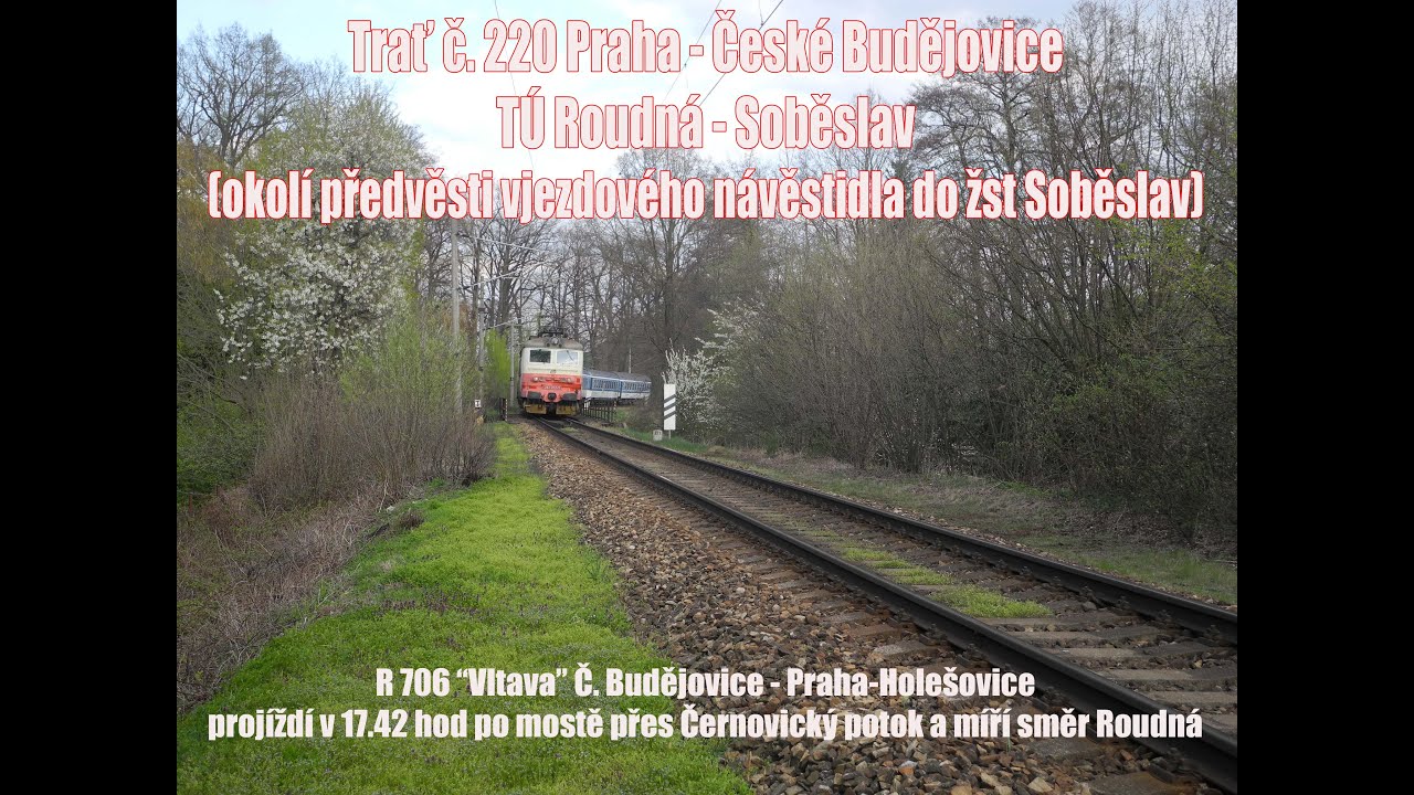 Poslední měsíce provozu na staré trati u Soběslavi - čtvrtek 28.4.2022