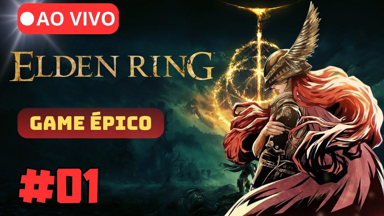 🔴 AO VIVO | INICIANDO A JORNADA DO ANEL PRESTINO - #01 | ELDEN RING